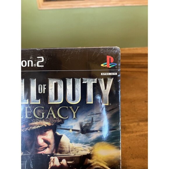 PS2 Call of Duty Legacy Activision 2007 (Finest Hour & Big Red One) NEW/SEALED - Picture 3 of 16